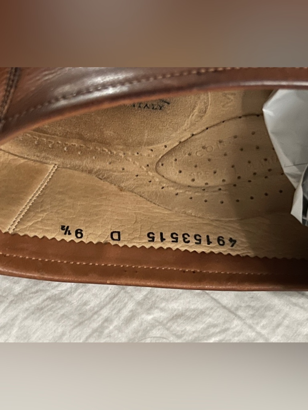 Santoni Brown Leather Loafers with Tassels - Picture 12 of 12